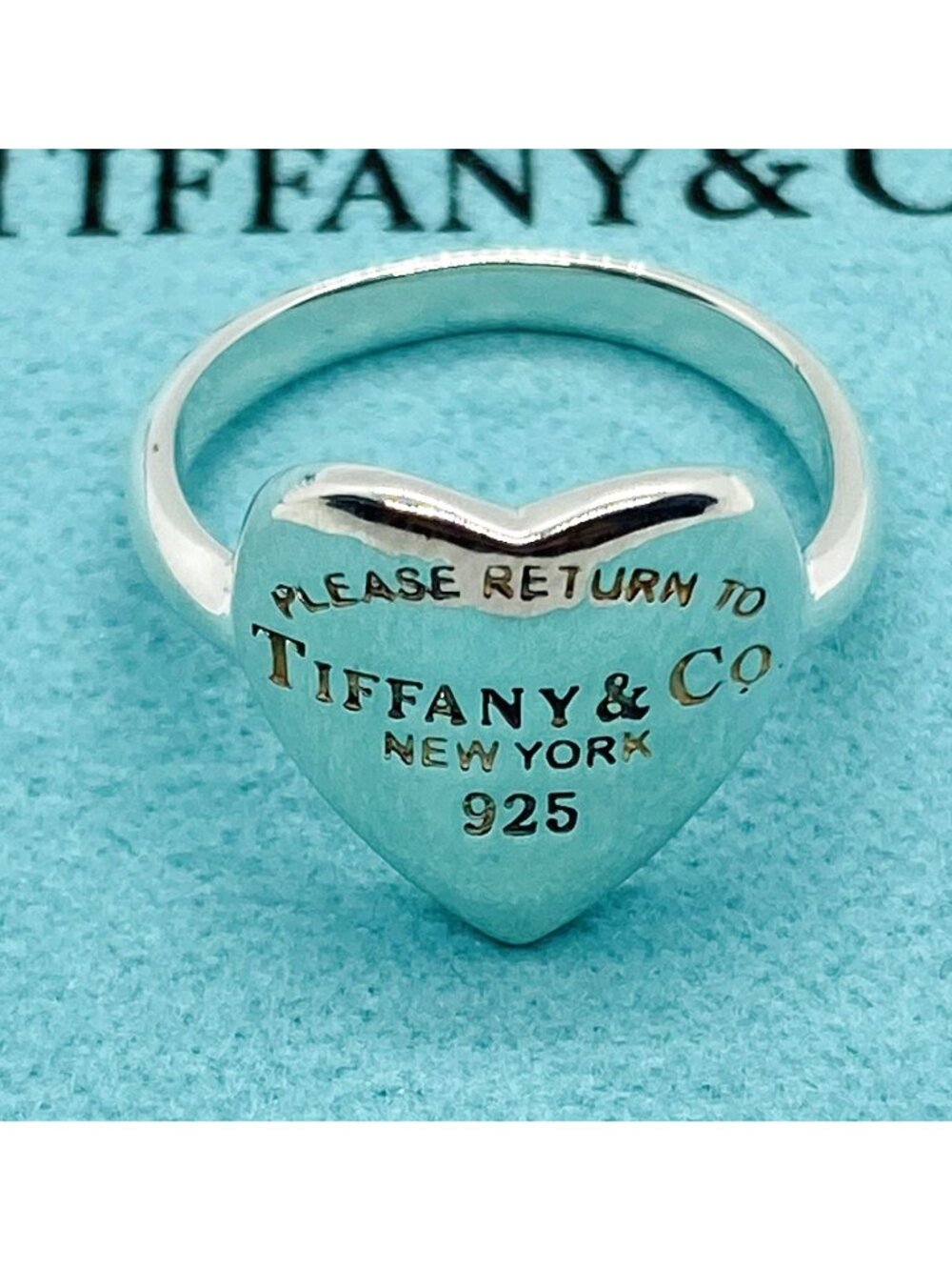 Tiffany & Co Ring Please Return To Tiffany & Co New York 925 Silver 3.75